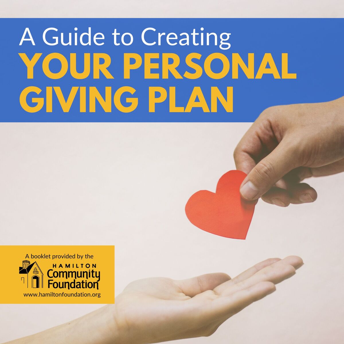 Guide to your Personal Giving Plan